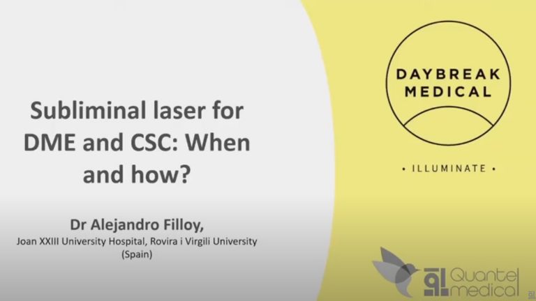SubLiminal laser for DME and CSC: when and how?