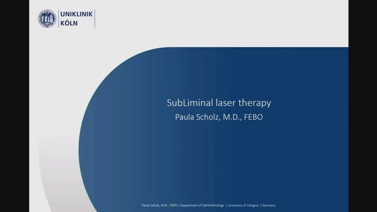 Subliminal laser therapy - Paula Scholz